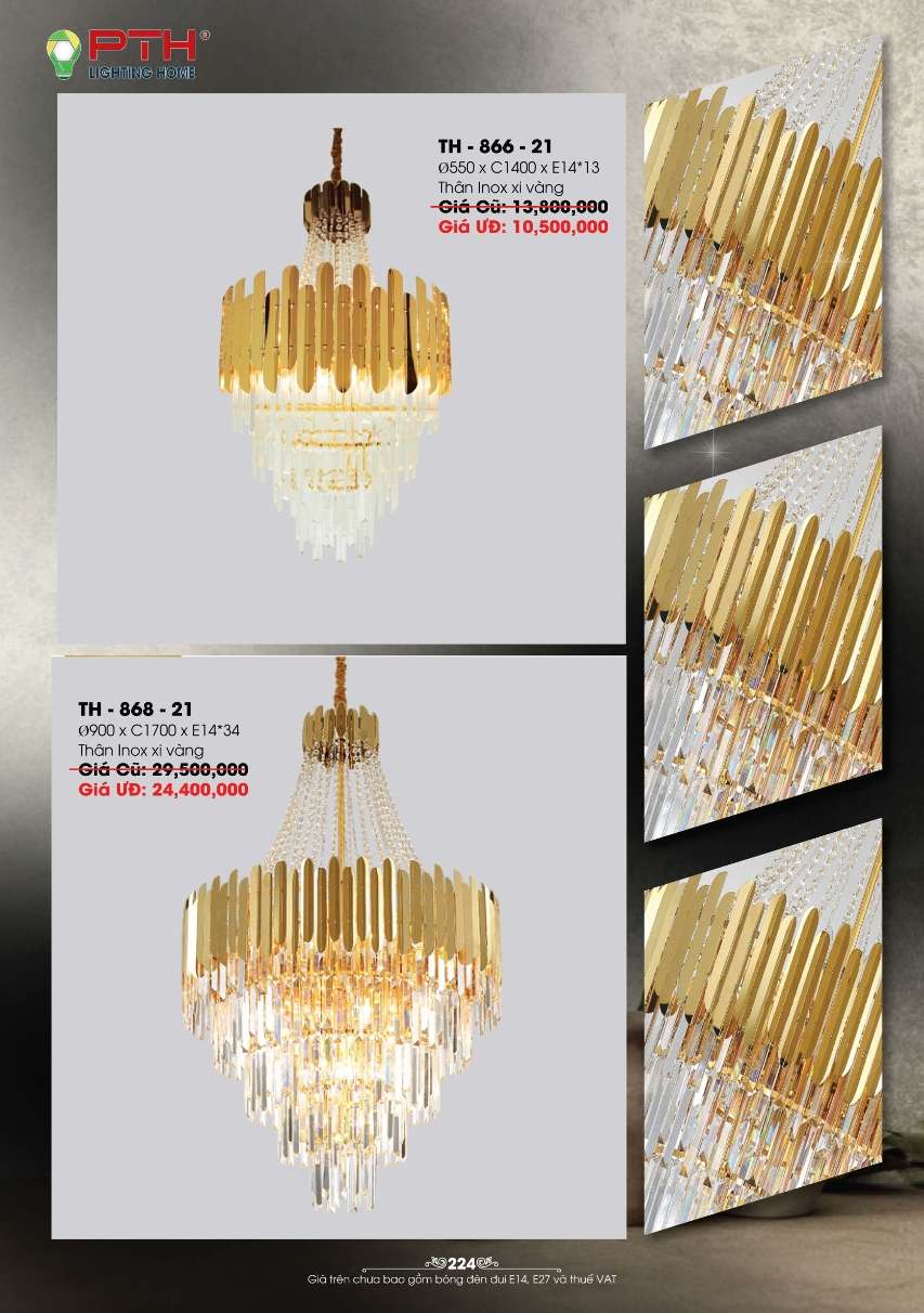 Đèn thả PTH Lighting Home TH - 866 - 21, TH - 868 - 21