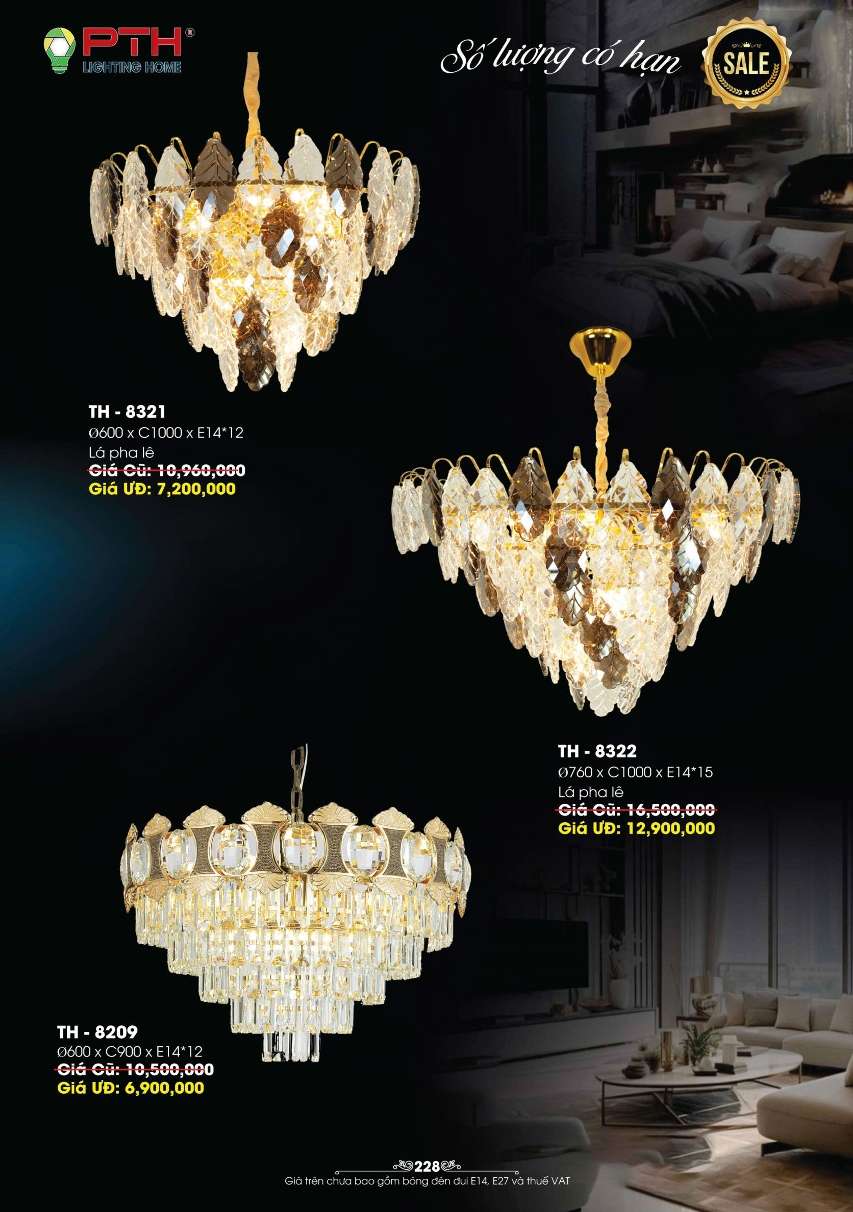 Đèn thả PTH Lighting Home TH - 8321, TH - 8322, TH - 8209