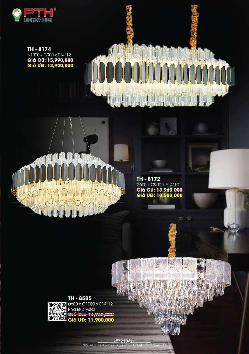 Đèn thả PTH Lighting Home TH - 8174, TH - 8172, TH - 8585