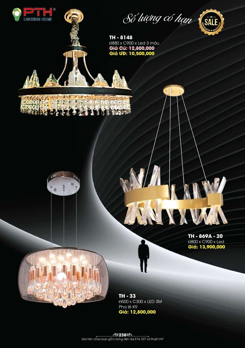 Đèn thả PTH Lighting Home TH - 8148, TH - 869A - 20, TH - 33