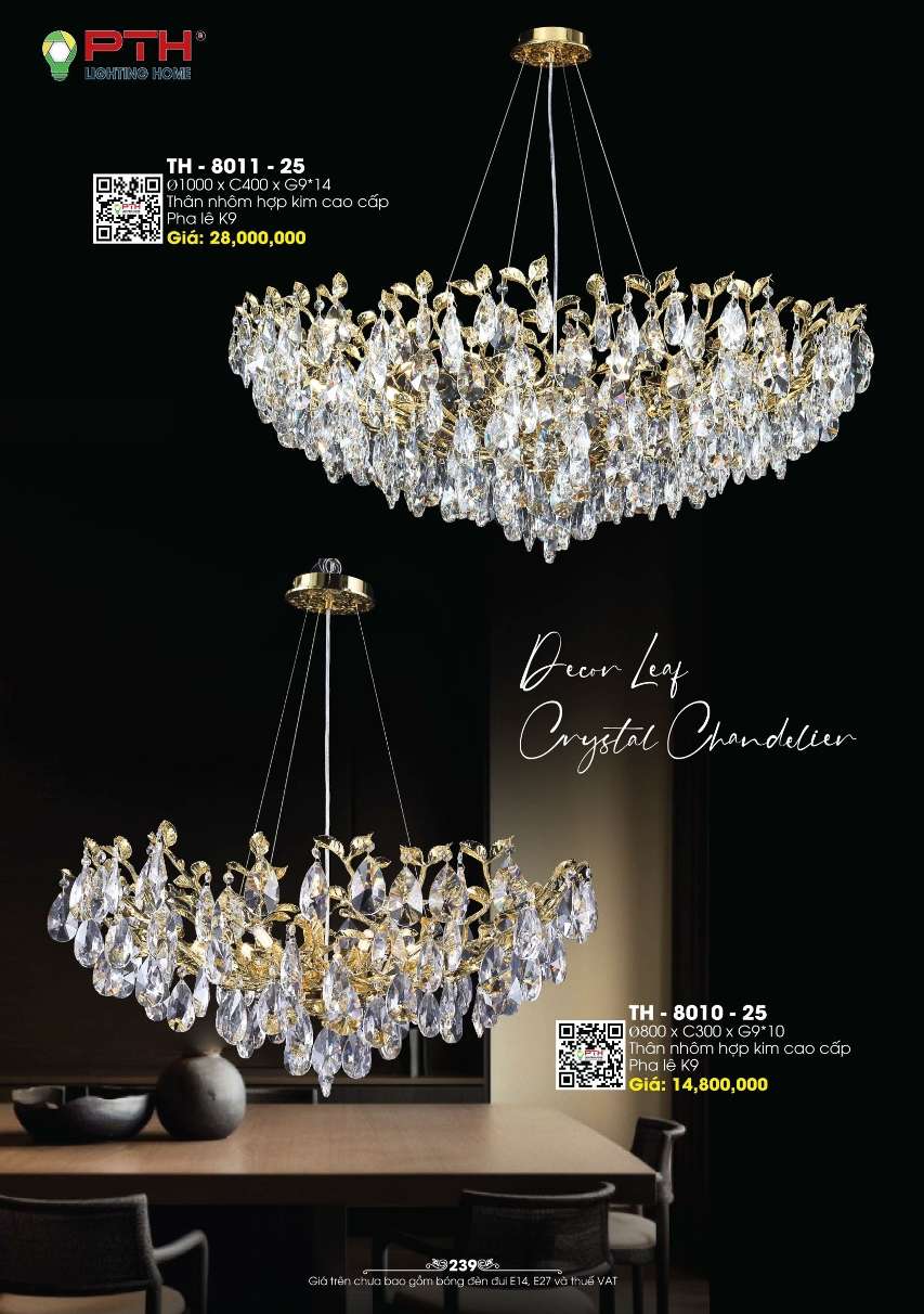 Đèn thả PTH Lighting Home TH - 8010 - 25, TH - 8011 - 25