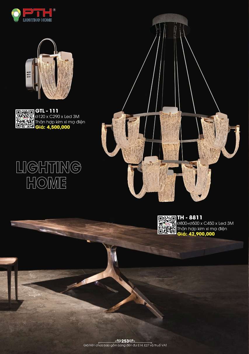 Đèn thả PTH Lighting Home TH - 8811, GTL - 111