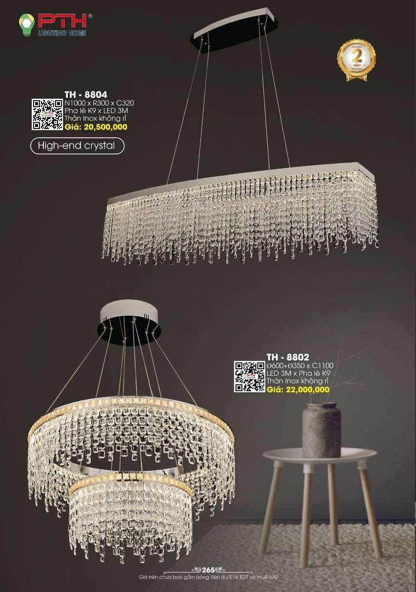 Đèn thả PTH Lighting Home TH - 8802, TH - 8804