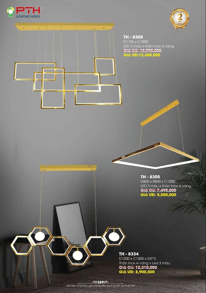 Đèn thả PTH Lighting Home TH - 8308, TH - 8305, TH - 8334
