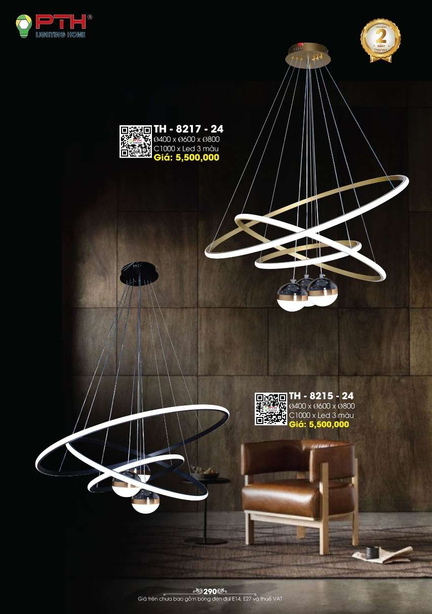 Đèn thả PTH Lighting Home TH - 8217 - 24, TH - 8215 - 24