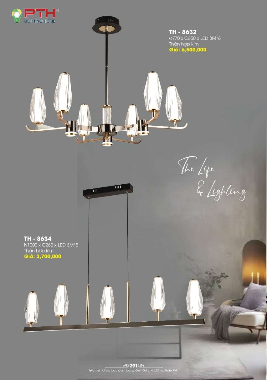 Đèn thả PTH Lighting Home TH - 8632, TH - 8634