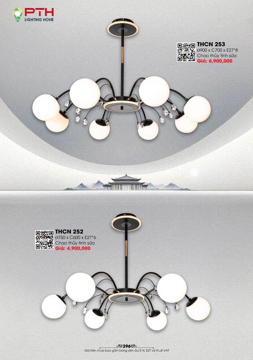 Đèn thả PTH Lighting Home THCN 252, THCN 253