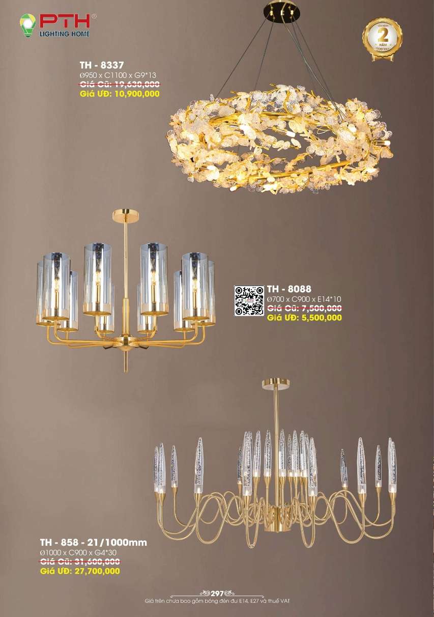 Đèn thả PTH Lighting Home TH - 8337, TH - 8088, TH - 858 - 21
