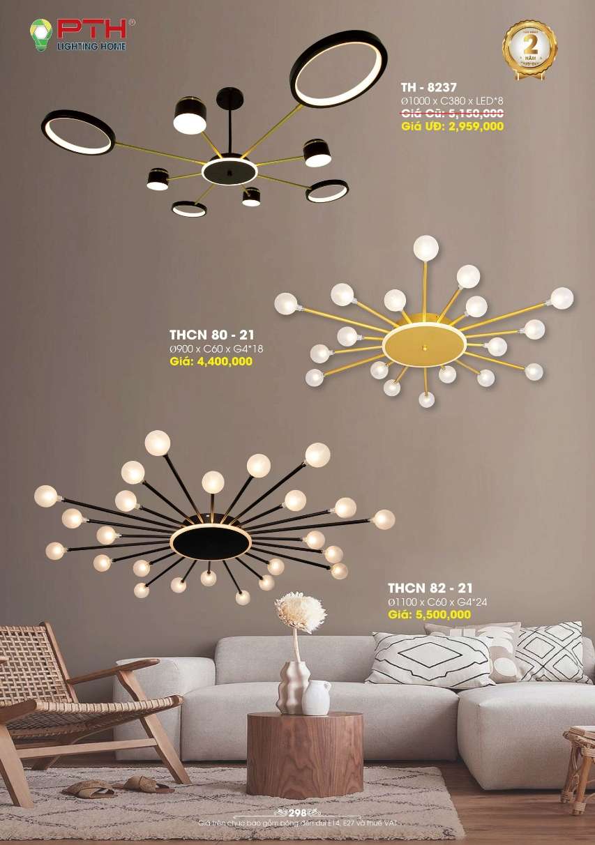 Đèn thả PTH Lighting Home TH - 8237, THCN 80 - 21, THCN 82 - 21