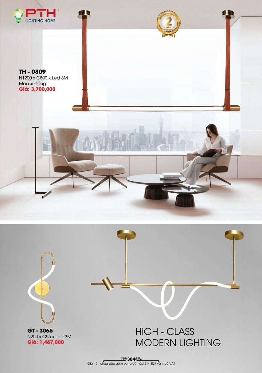 Đèn thả PTH Lighting Home TH - 0809, GT - 3066