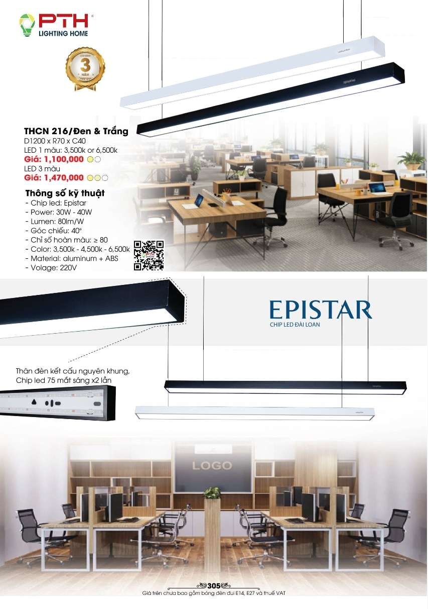 Đèn thả PTH Lighting Home THCN 216