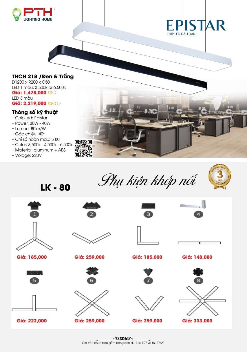 Đèn thả PTH Lighting Home THCN 218