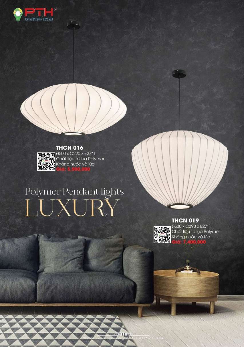 Đèn thả PTH Lighting Home THCN 016, THCN 019
