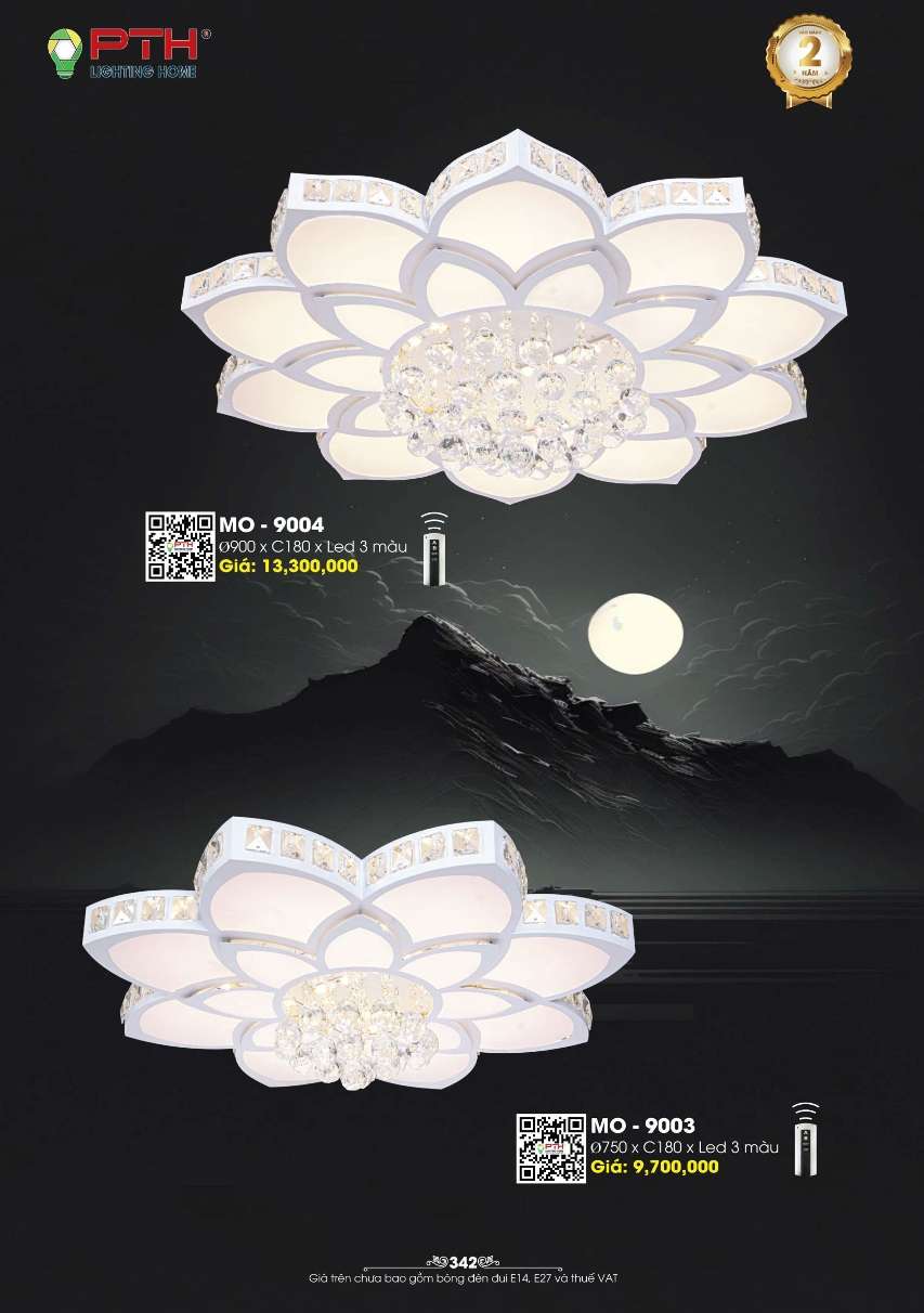 Đèn mâm ốp trần PTH Lighting Home MO - 9003, MO - 9004