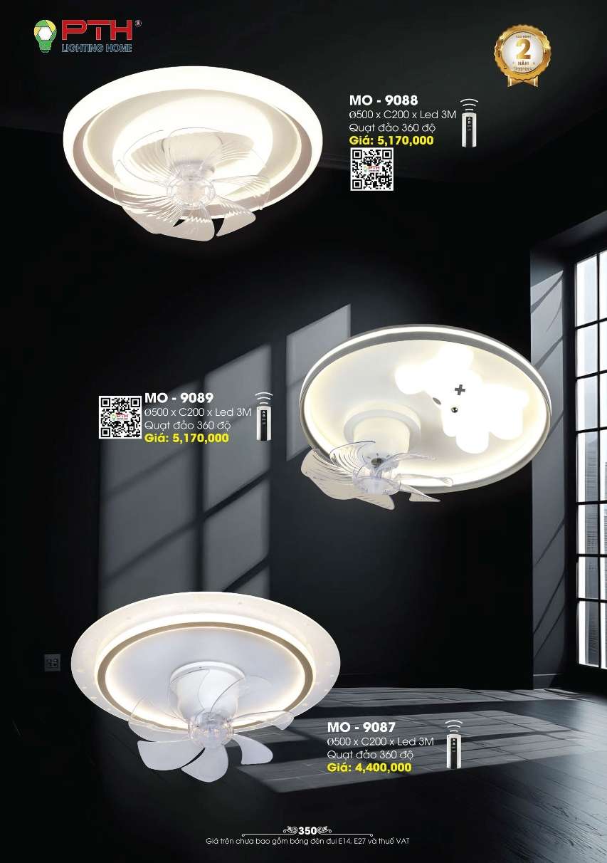 Đèn mâm ốp trần PTH Lighting Home MO - 9087, MO - 9088, MO - 9089