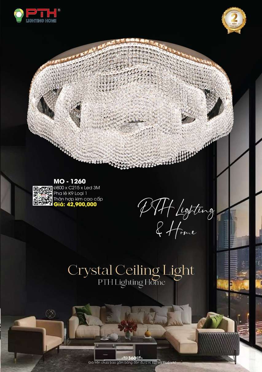 Đèn mâm ốp trần PTH Lighting Home MO - 1260