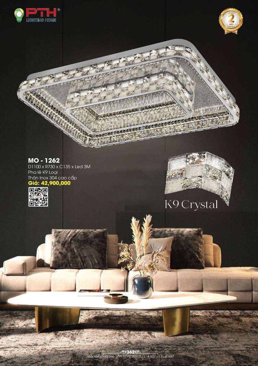 Đèn mâm ốp trần PTH Lighting Home MO - 1262