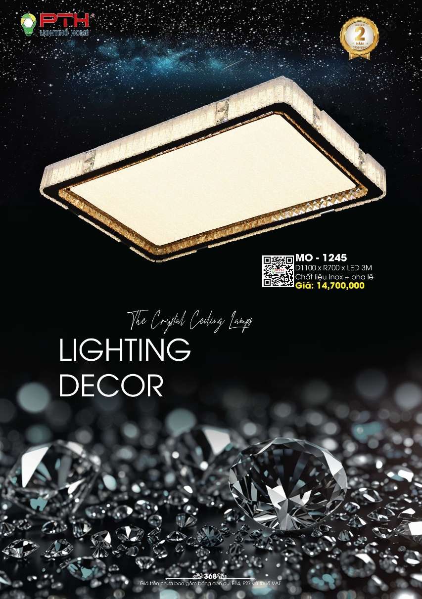 Đèn mâm ốp trần PTH Lighting Home MO - 1245