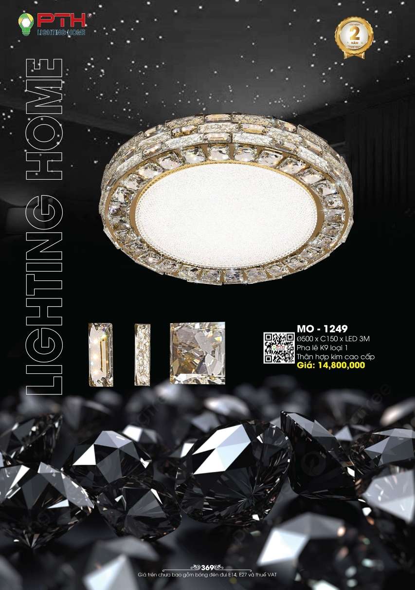 Đèn mâm ốp trần PTH Lighting Home MO - 1249