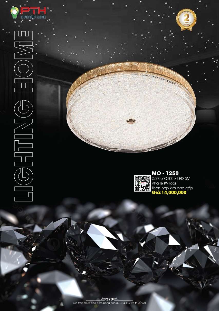 Đèn mâm ốp trần PTH Lighting Home MO - 1250