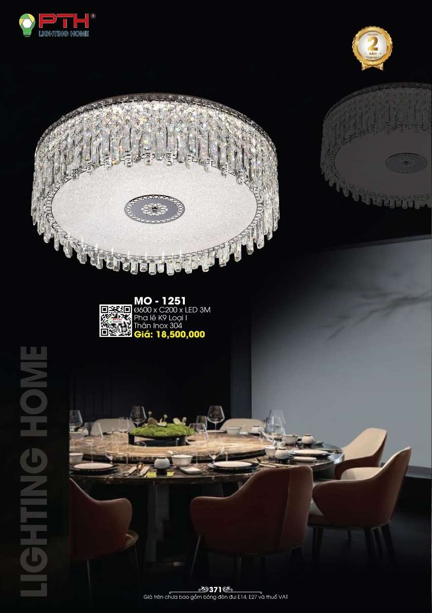 Đèn mâm ốp trần PTH Lighting Home MO - 1251