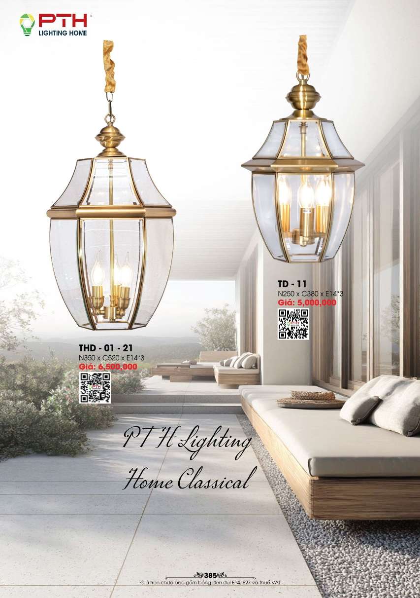 Đèn thả PTH Lighting Home TD - 11, THD - 01 - 21