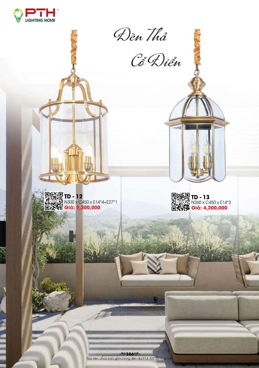 Đèn thả PTH Lighting Home TD - 12, TD - 12