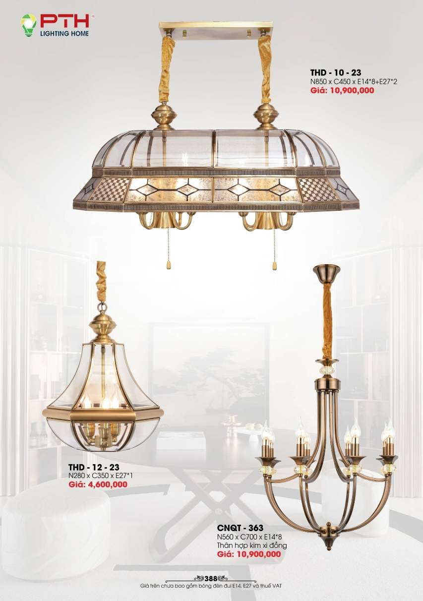 Đèn thả PTH Lighting Home THD - 10 - 23, THD - 12 - 23, THD - 363