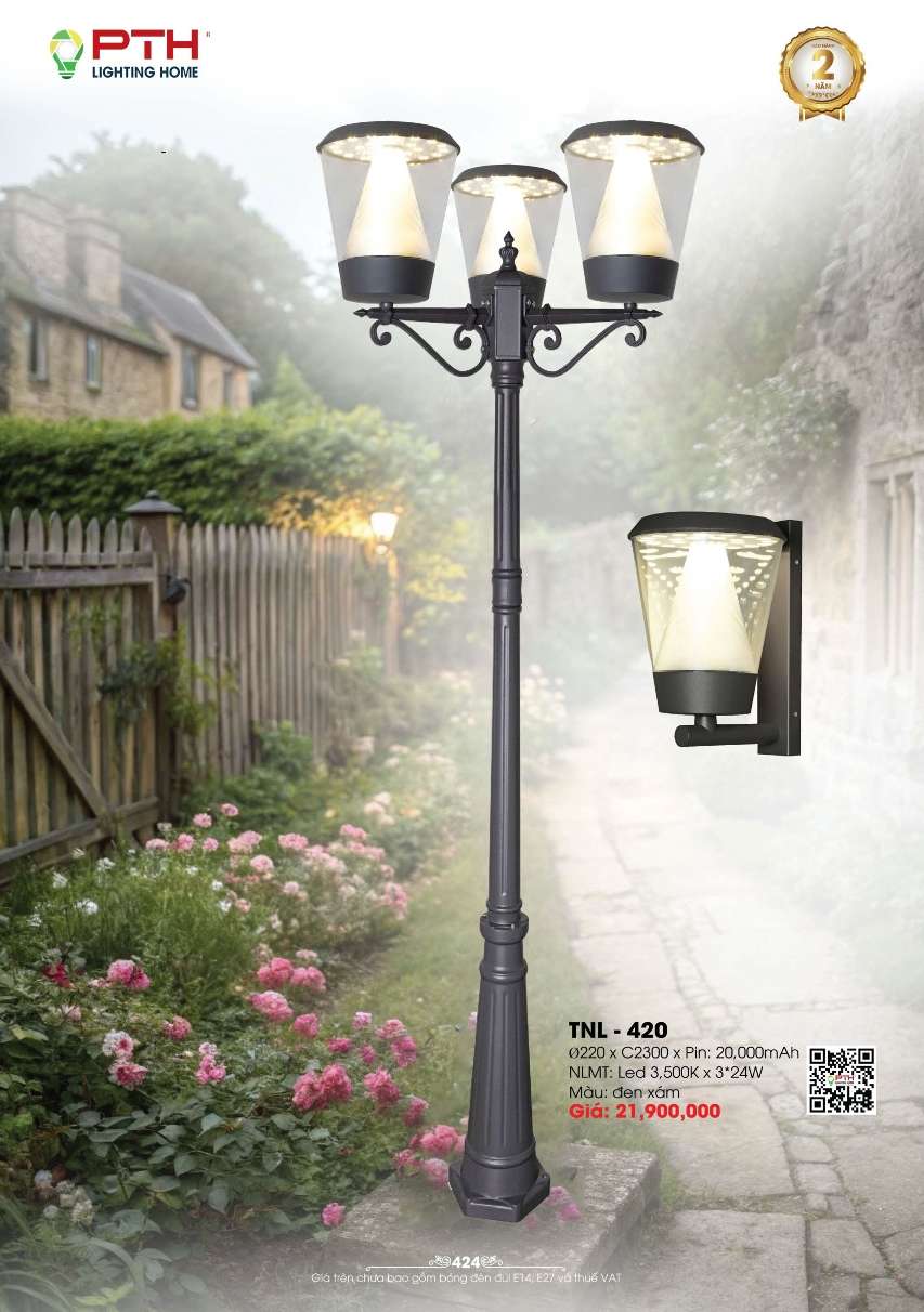 Đèn năng lượng mặt trời PTH Lighting Home TNL - 420