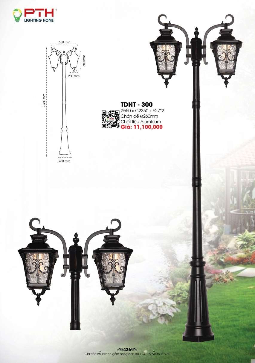 Đèn trụ PTH Lighting Home TDNT - 300