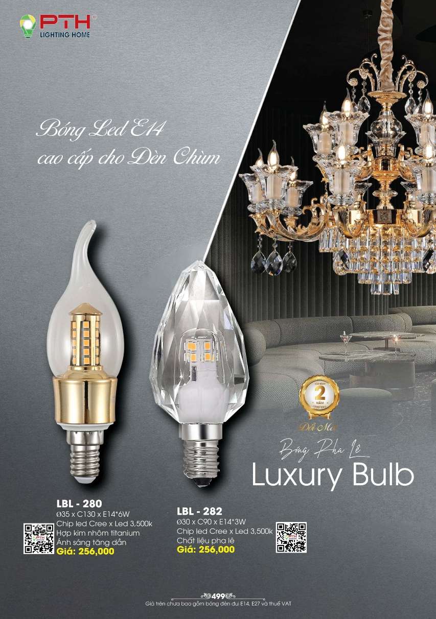 Bóng led PTH Lighting Home LBL - 280, LBL - 282