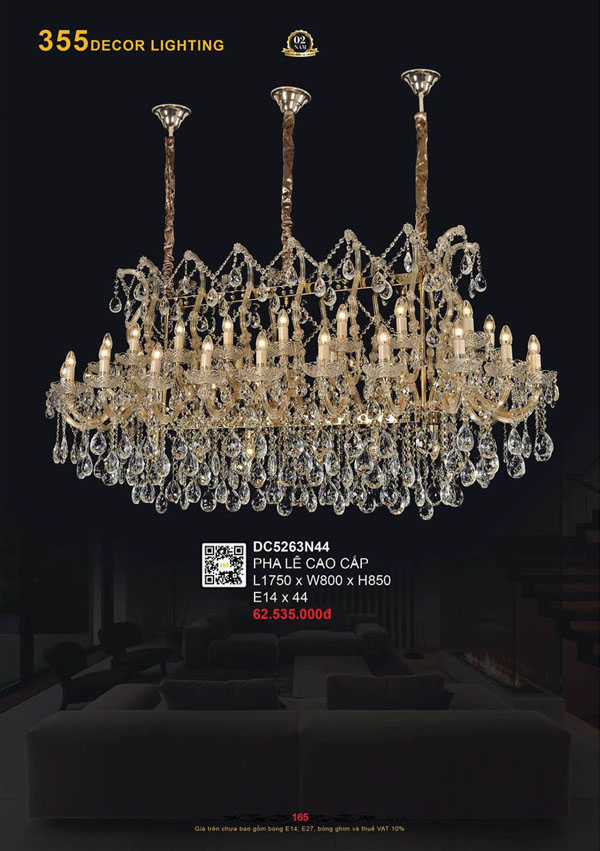 Đèn chùm 355 Decor DC5263N44
