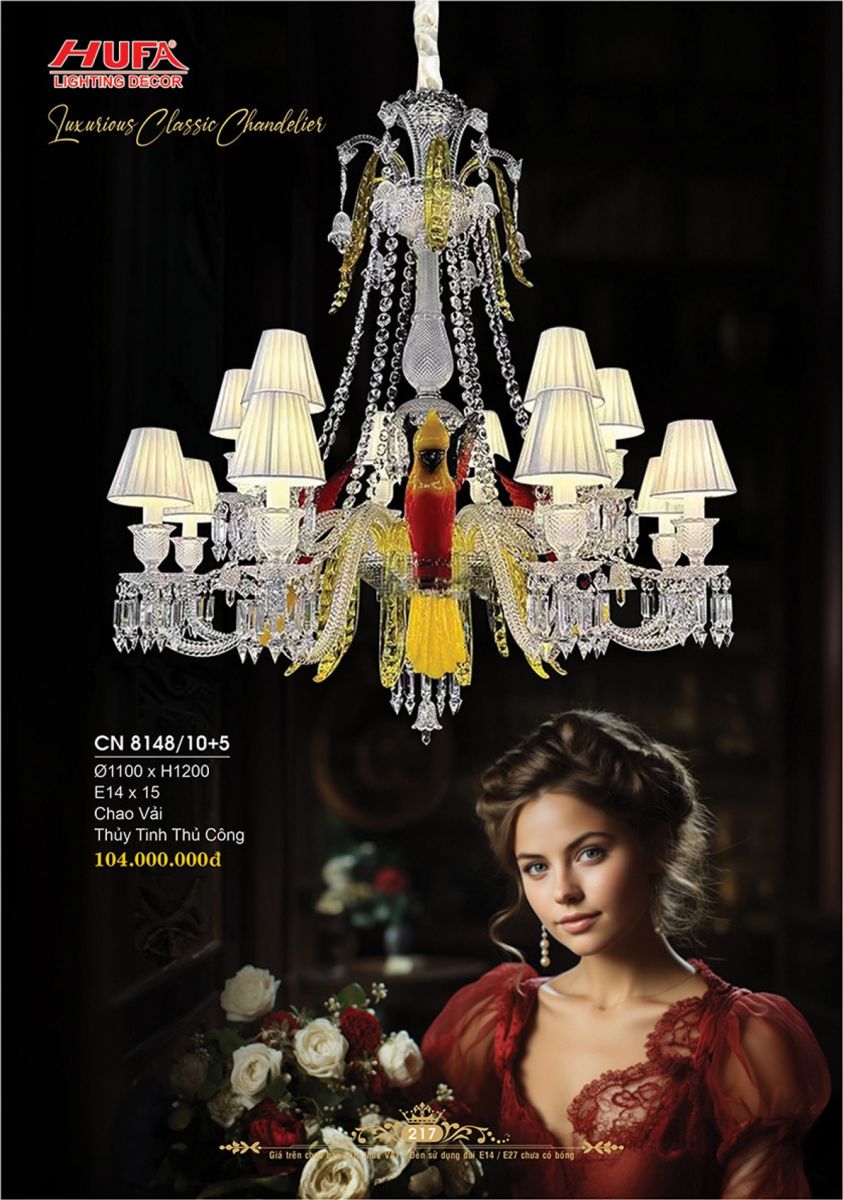 Đèn chùm nến Hufa CN 8148/10+5