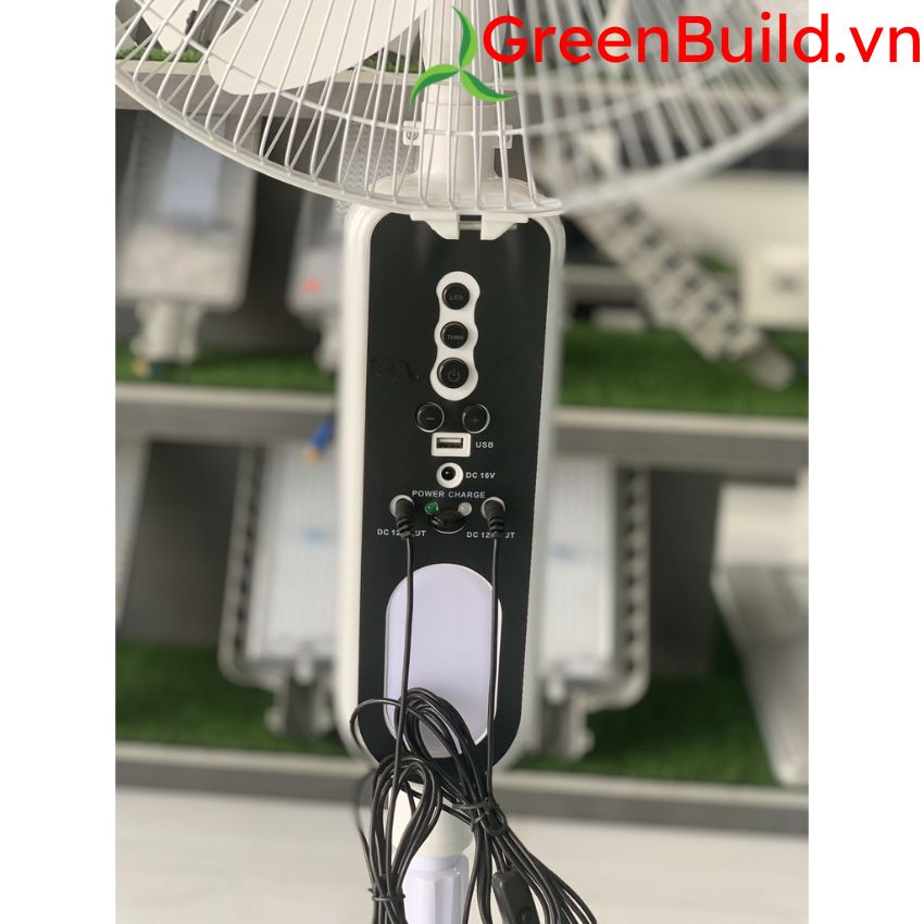 Quạt năng lượng mặt trời Blue Fan 20W