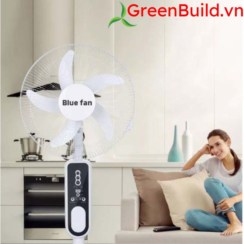 Quạt năng lượng mặt trời Blue Fan 20W