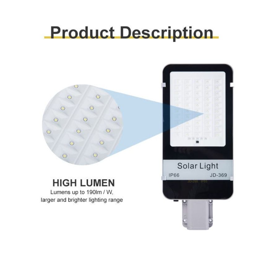 Đèn năng lượng mặt trời Jindian JD-369 300W