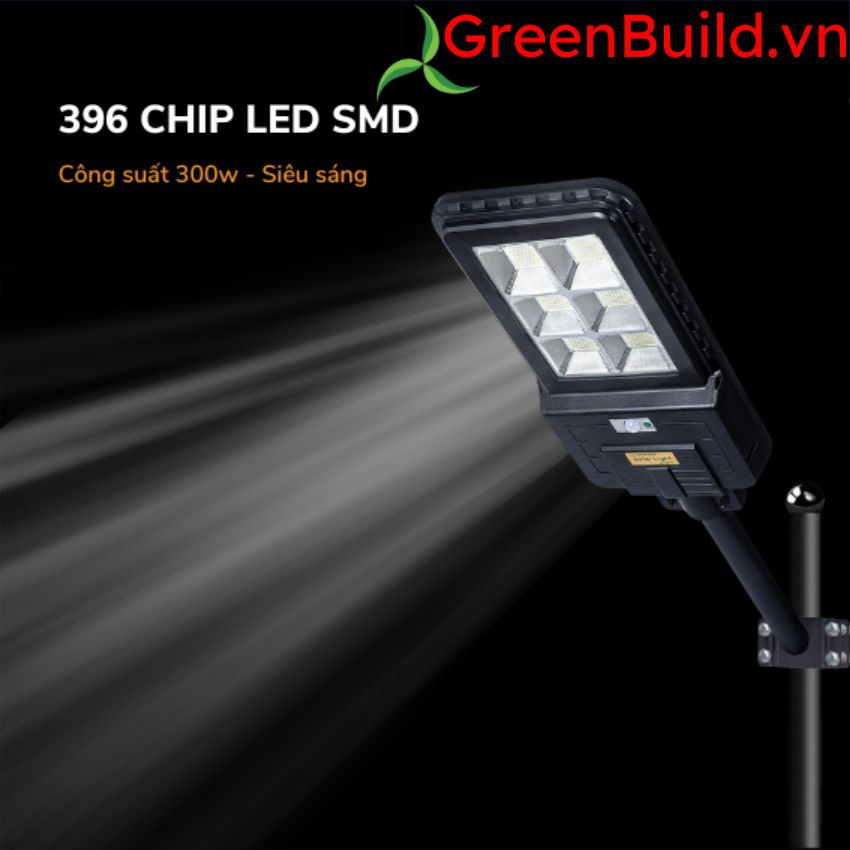 Đèn năng lượng mặt trời Jindian JD 9300 300W