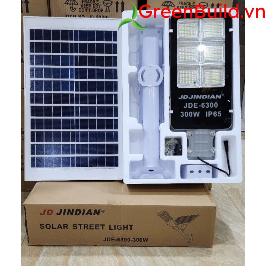 Đèn năng lượng mặt trời Jindian JDE-6300 300W