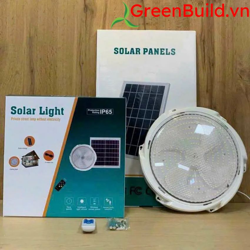 Đèn năng lượng mặt trời ốp trần Jindian 400W JD-L400