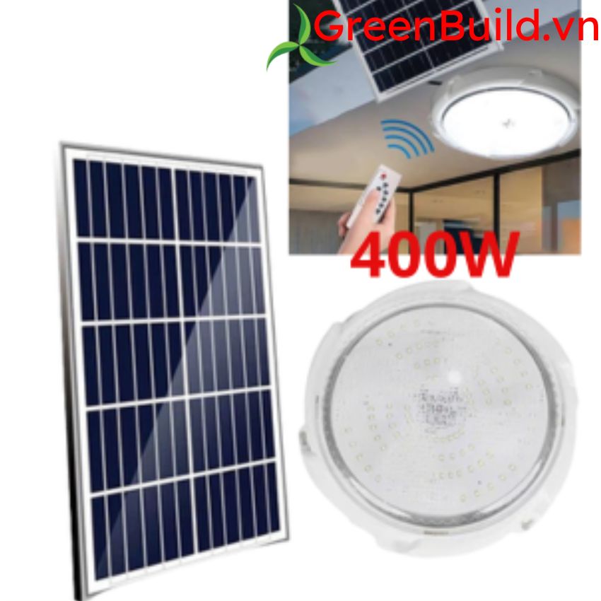 Đèn năng lượng mặt trời ốp trần Jindian 400W JD-L400