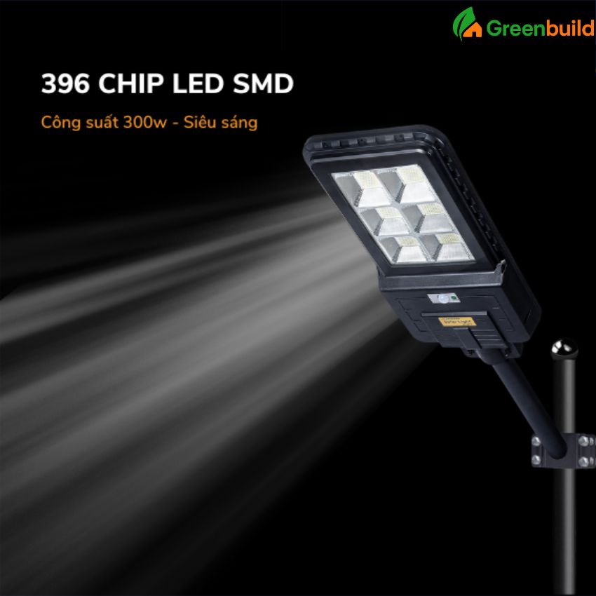 Đèn năng lượng mặt trời 300W Jindian JD 9300