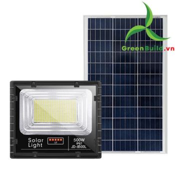 Đèn pha năng lượng mặt trời Jindian JD 8500L new (500W)