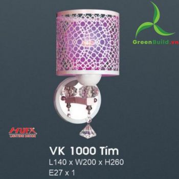 Đèn vách, đèn tường VK1000 (tím)