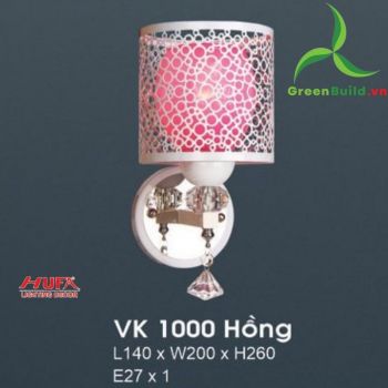 Đèn vách, đèn tường VK1000 (hồng)