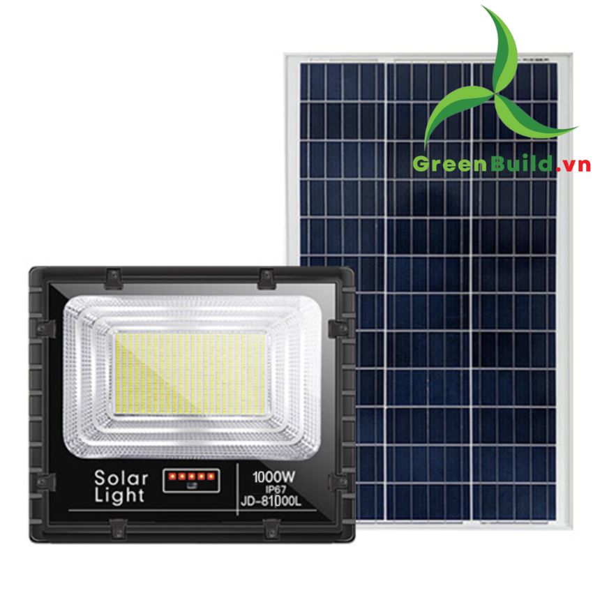 Greenbuild - Đèn pha năng lượng mặt trời Jindian JD 81000L - Greenbuild - Đèn năng lượng mặt trời Jindian JD-81000L