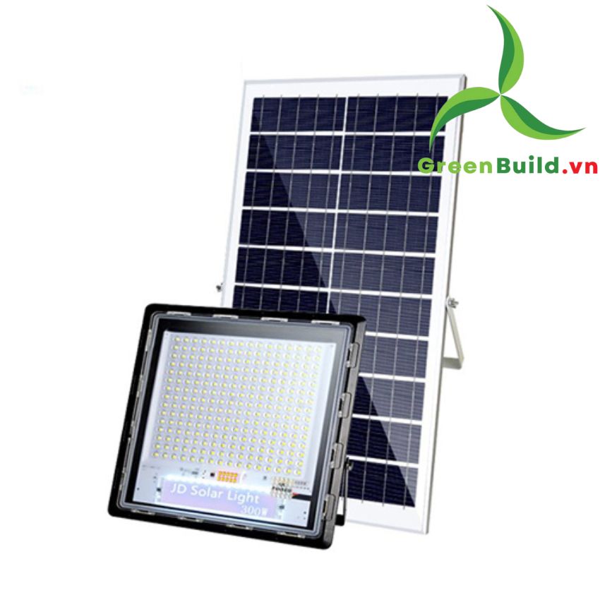 Greenbuild - Đèn pha năng lượng mặt trời Jindian JD 7300 - Đèn năng lượng mặt trời Jindian JD-7300