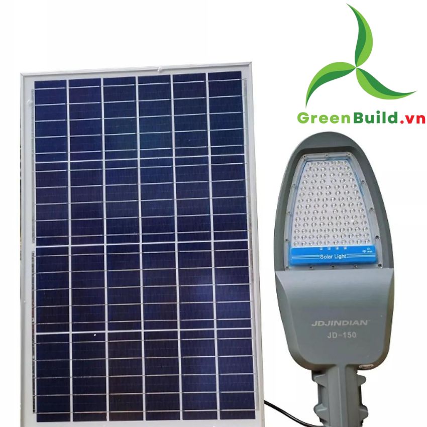 Greenbuild - Đèn đường năng lượng mặt trời Jindian JD L150