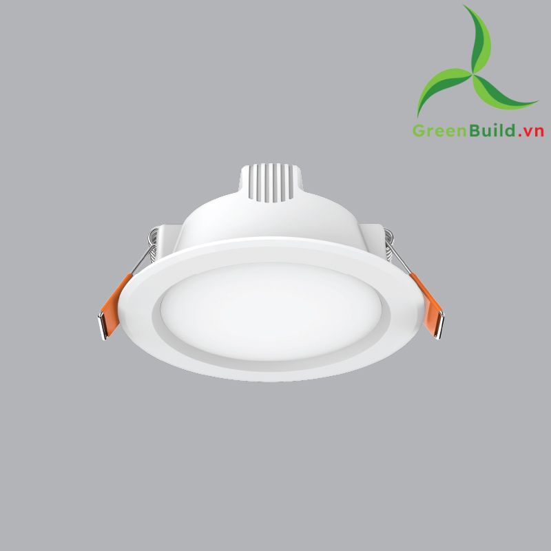 Greenbuild - Đèn downlight âm trần MPE DLEL 6W [DLEL-6T/V], đèn LED downlight chất lượng cao, đèn LED MPE
